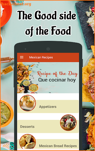 Mexican Food Recipes – American Recipes in Spanish screenshot