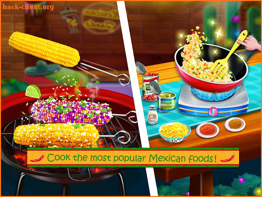 Mexican Foods Maker - Free Fiesta Cooking Games screenshot