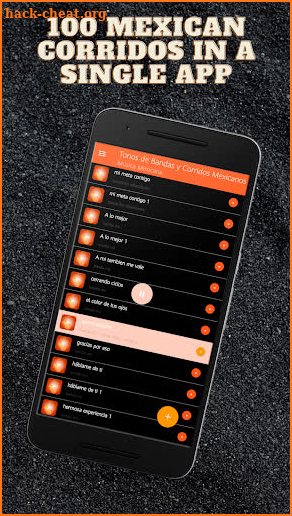 Mexican Ringtones Corrido screenshot