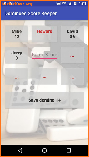 Mexican Train Dominoes Score Keeper screenshot