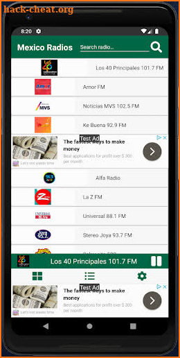 Mexico radios free screenshot