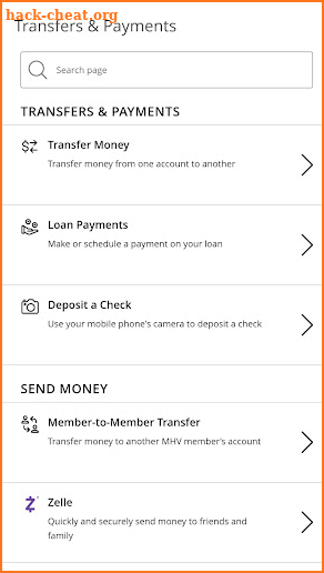 MHV Digital Banking App screenshot