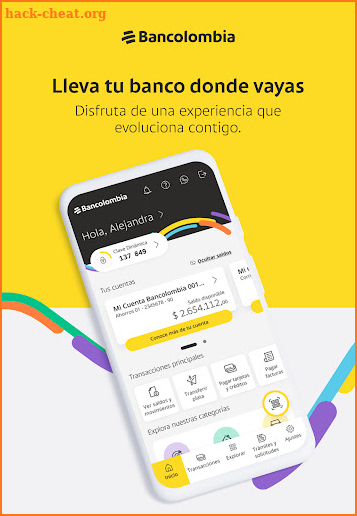 Mi Bancolombia screenshot