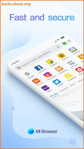 Mi Browser - Video & Status Download, Fast, Secure screenshot