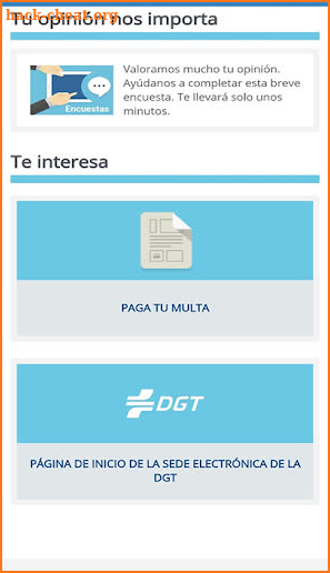 Mi DGT acceso screenshot