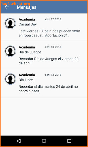 Mi Escuela screenshot