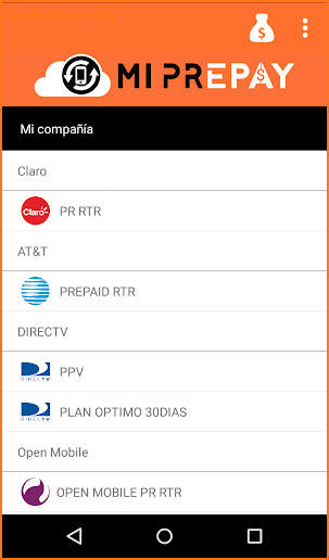 Mi Prepay screenshot