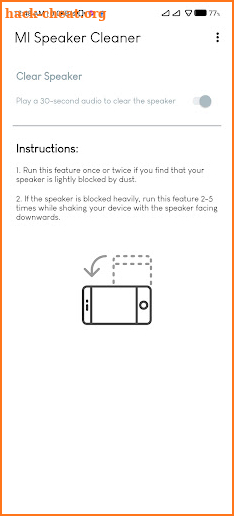 Mi Speaker Cleaner screenshot