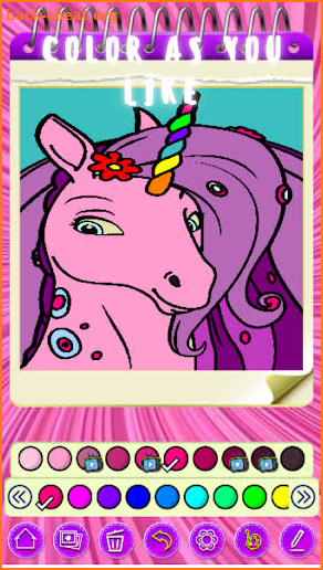 Mia and Me Game Coloring Book Fairy 🌈🌈 screenshot