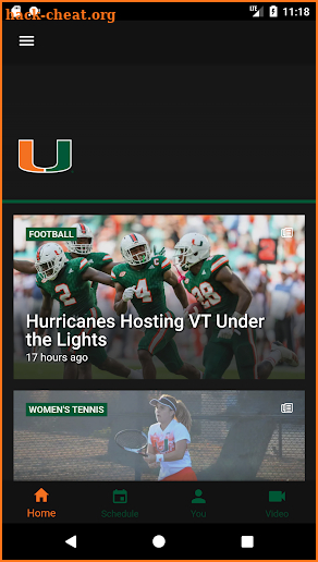 Miami Hurricanes screenshot