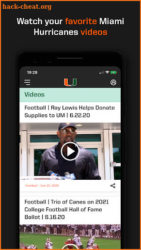 Miami Hurricanes screenshot