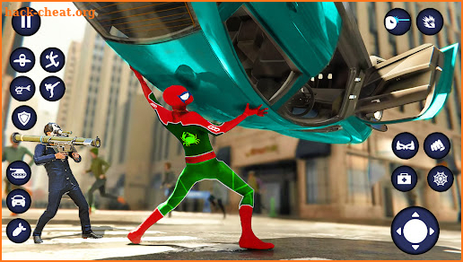 Miami Rope Hero Spider Games screenshot