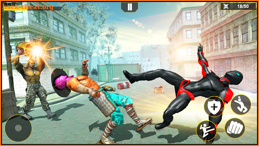 Miami Shadow Hero Spider Power Vvice City Fight 3D screenshot