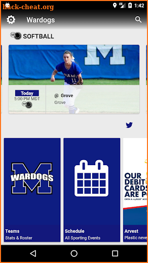 Miami Wardog Athletics screenshot