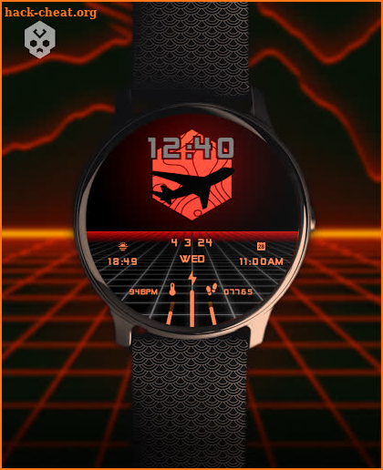 Miami Wave Watch Face screenshot