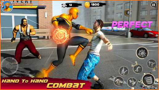 Miami Web Rope Hero Gang Games screenshot