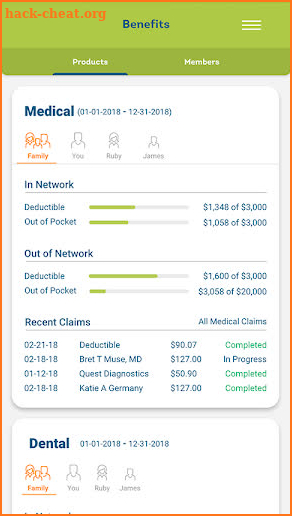 miBenefits screenshot