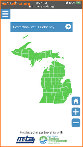 Mich. County Road Seasonal Weight Restrictions screenshot