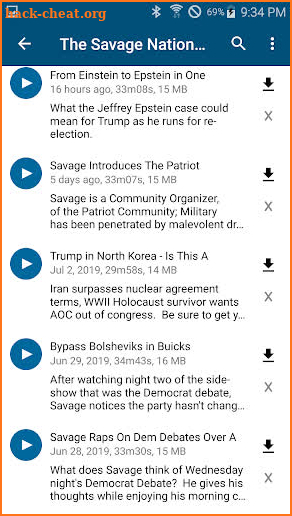 Michael Savage Podcast Daily screenshot