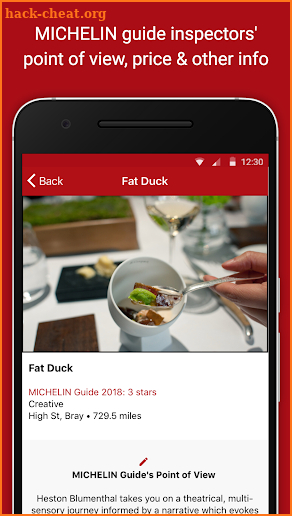 MICHELIN Guide UK & Ireland 2018 screenshot