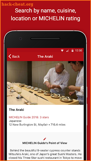 MICHELIN Guide UK & Ireland 2018 screenshot