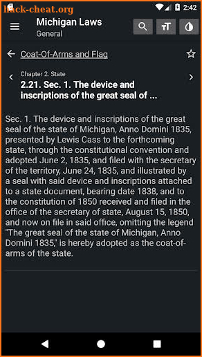 Michigan All Laws 2019 (free offline) screenshot