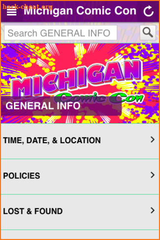 Michigan Comic Con screenshot