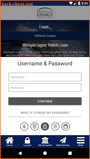 Michigan Legacy Credit Union screenshot