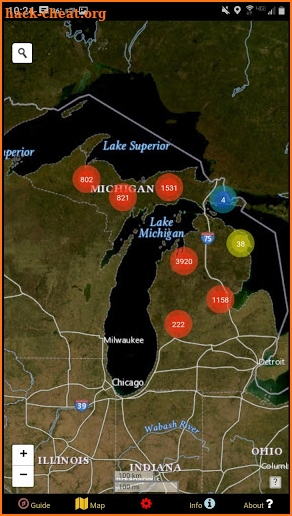 Michigan Mushroom Forager Map Morels Chanterelles screenshot