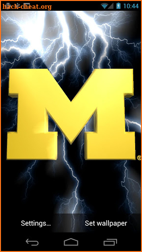 Michigan Wolverines Live WP screenshot