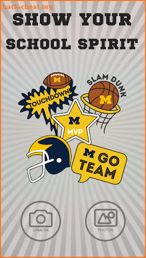 Michigan Wolverines Selfie Stickers screenshot