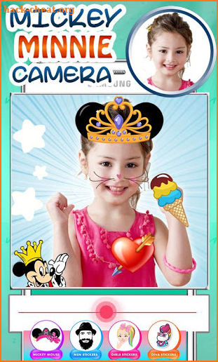 Mickey & Minnie Photo Stickers screenshot