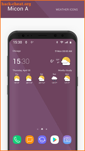 Micon A weather icons screenshot