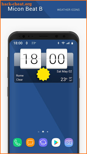 Micon Beat B weather icons screenshot