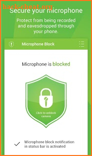 Microphone Block -Anti spyware screenshot