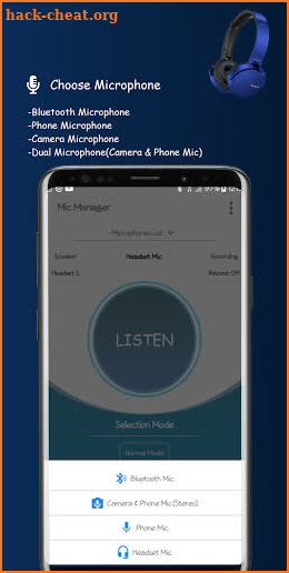 Microphone Manager PRO- Hear Boost & (mic to pc) screenshot