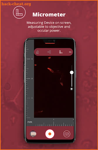 Microscope Attachment App screenshot