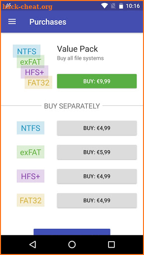 Microsoft exFAT/NTFS for USB by Paragon Software screenshot