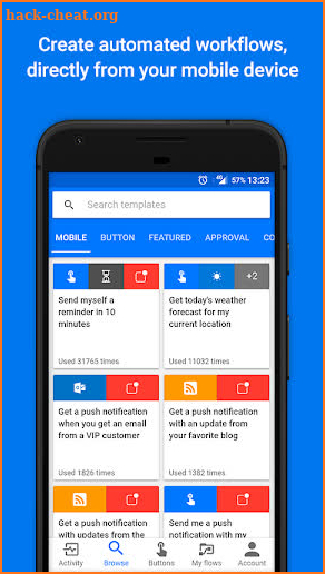 Microsoft Flow—Business workflow automation screenshot