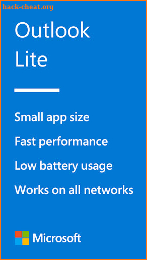 Microsoft Outlook Lite screenshot