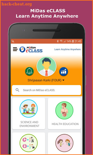 MiDas eCLASS - The Learning App screenshot