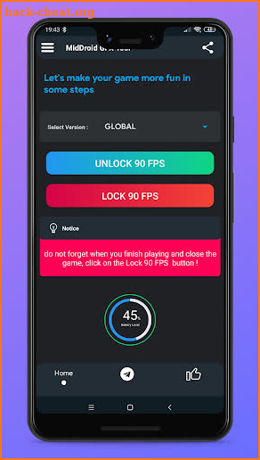 MidDroid Unlock 90 FPS For Android 11 screenshot