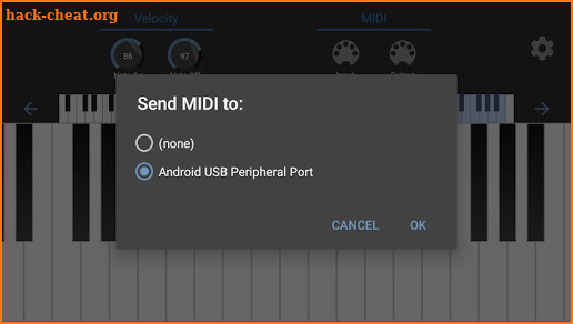 MIDI Keyboard screenshot