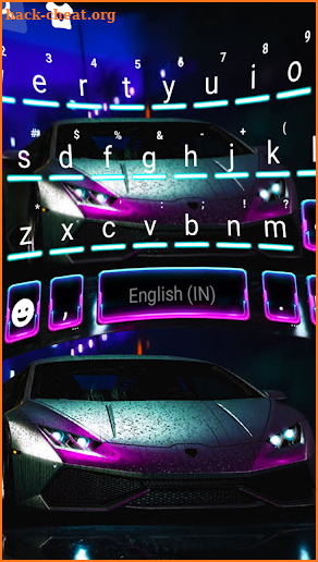 Midnight Racing Keyboard Background screenshot