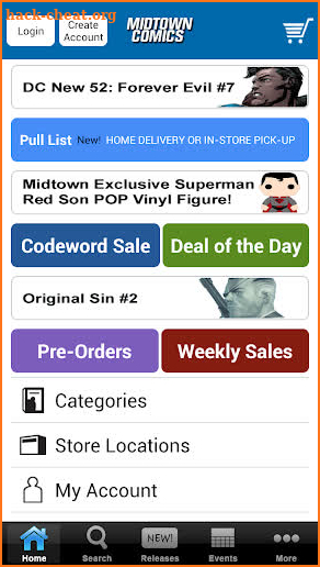 Midtown Comics screenshot