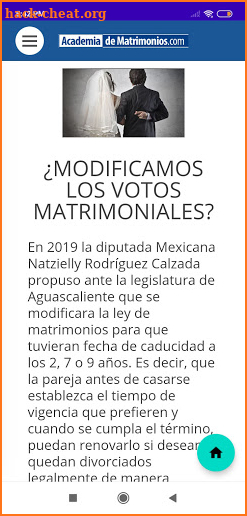 Miembros Academia Matrimonios screenshot