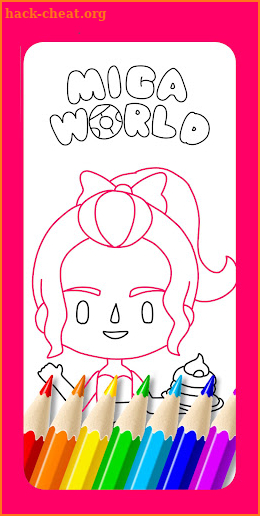 Miga Town Coloring Book screenshot