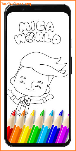 Miga Town Coloring Book screenshot