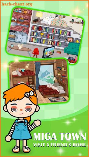 Miga Town: Visit a friend's home screenshot