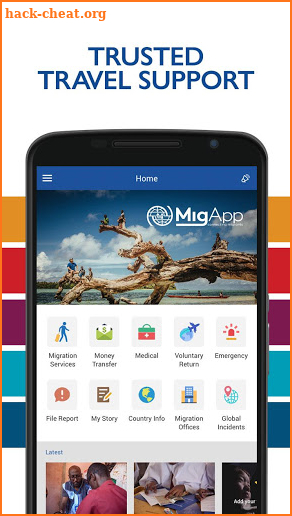 MigApp: Trusted travel support screenshot